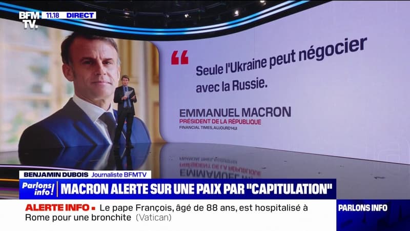 LES ÉCLAIREURS - Pour Emmanuel Macron c'est 