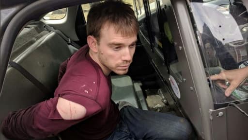 Image distribuée par la Metropolitan Nashville Police montrant Travis Reinking après son arrestation le 23 avril