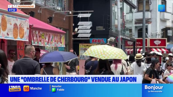 La marque "Le Parapluie de Cherbourg" veut conquérir le marché japonais avec son ombrelle