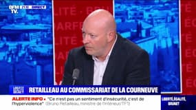 Retailleau au commissariat de la Courneuve - 23/09
