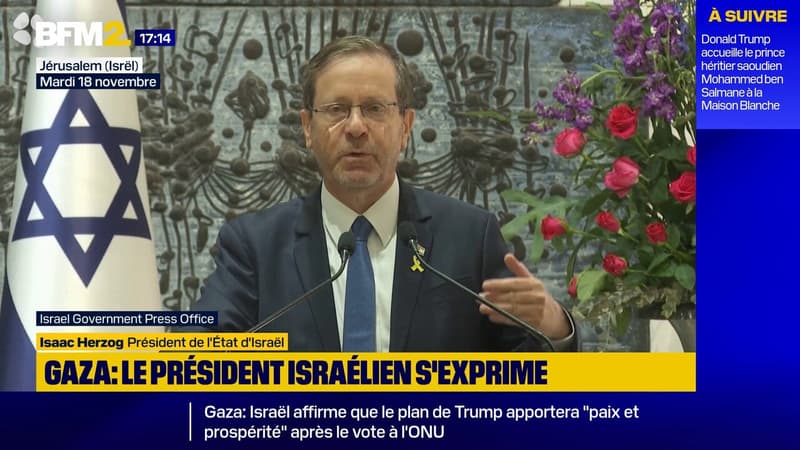 Résolution américaine sur Gaza: le président israélien "félicite" Donald Trump pour son "incroyable réalisation"