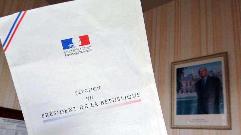Un bulletin de parrainage à l'élection présidentielle qui date de 2007