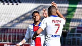 Neymar et Kylian Mbappé