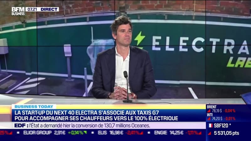 La start-up du Next 40 Electra s'associe aux Taxis G7 pour accompagner ses chauffeurs vers le 100% électrique