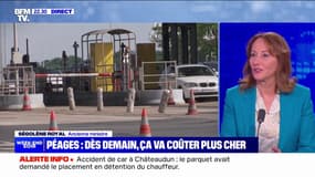 Hausse du tarif des péages: "C'est du racket", estime Ségolène Royal