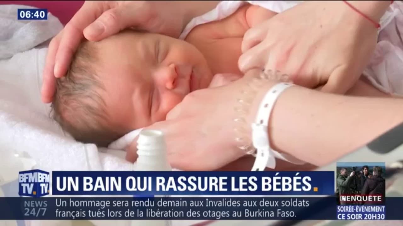 Pour Rassurer Les Bebes Les Hopitaux De L Ap Hp Transmettent La Technique Du Bain Enveloppe