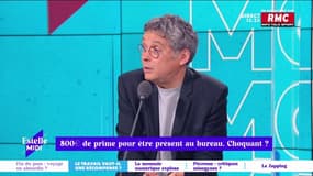800€ de prime pour être présent au bureau : choquant ? "C'est normal qu’un salarié plus assidu puisse recevoir une prime" estime Thierry Moreau.