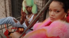 A$AP Rocky et Rihanna dans le clip de "D.M.B."