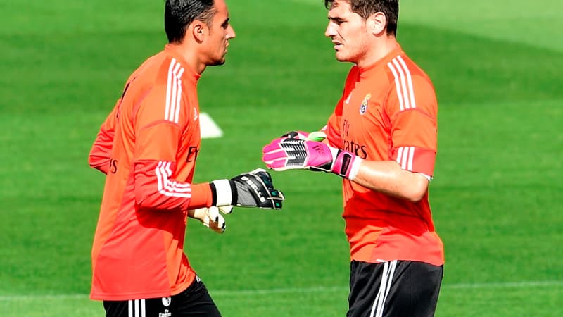 Keylor Navas et Iker Casillas