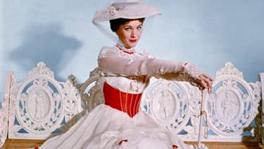 Julien Andrew dans la peau de Mary Poppins en 1964