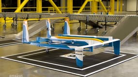 Le nouveau prototype de drone de livraison d'Amazon dévoilé ce 29 novembre.