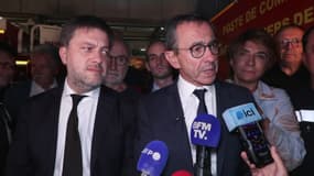 Le ministre de l'Intérieur Bruno Retailleau à Marseille le 8 juillet 2025.