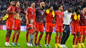 La joie du Bayern après sa victoire face à l'Inter Milan