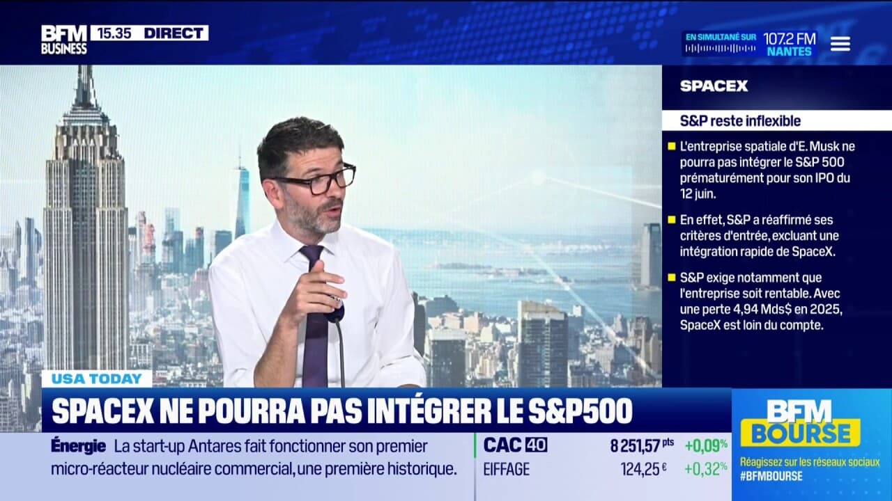 SpaceX S&P500'e giremeyecek