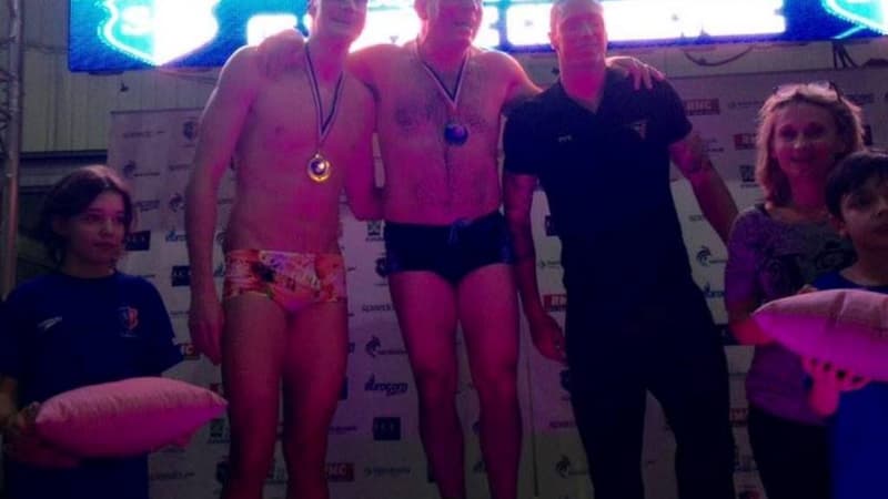 Vincent Moscato et Yannick Agnel
