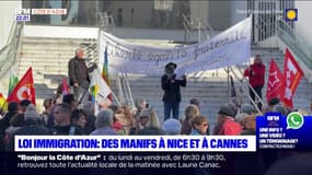 Loi immigration: des manifestations à Nice et Cannes