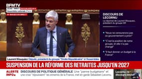 Laurent Wauquiez appelle à "rétablir l'autorité de la loi et de la frontière"