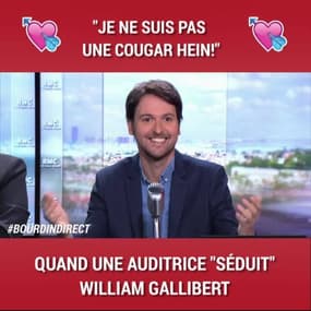 "Je ne suis pas une cougar, hein!": quand une auditrice "séduit" William Gallibert sur RMC