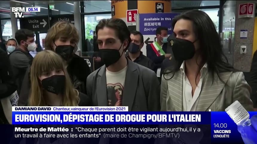 Eurovision Le Chanteur Du Groupe Italien Va Se Soumettre A Un Depistage De Drogue