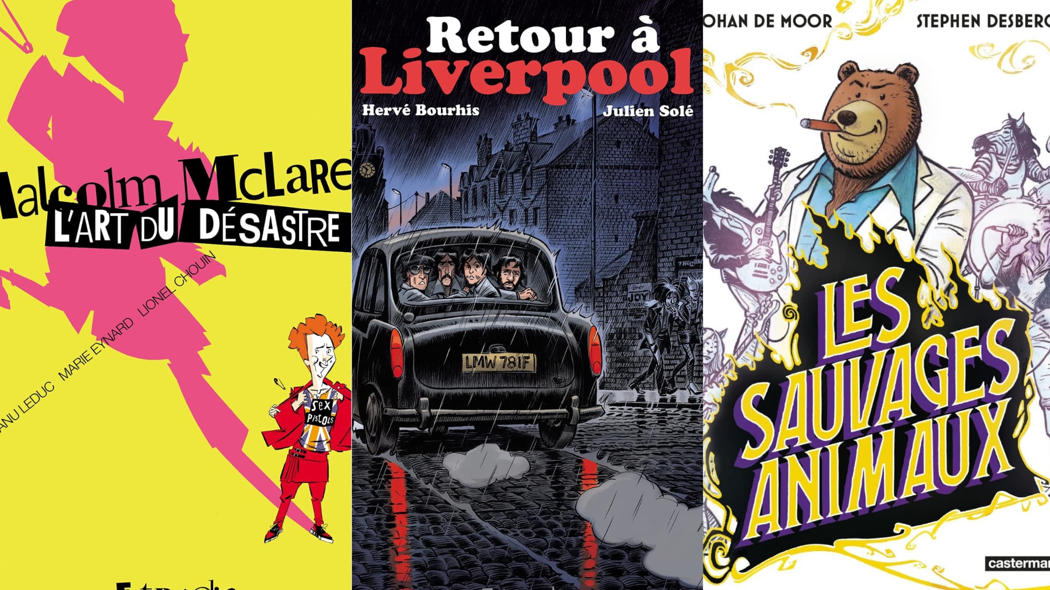 Trois BD parlant de musique