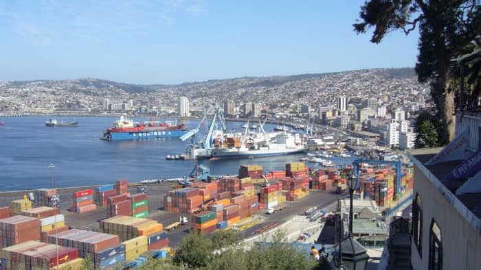 La ville de Valparaiso La ville de Valparaiso