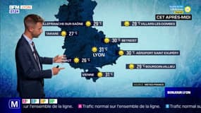 Météo Rhône: plein soleil ce mercredi, jusqu'à 31°C attendus à Lyon