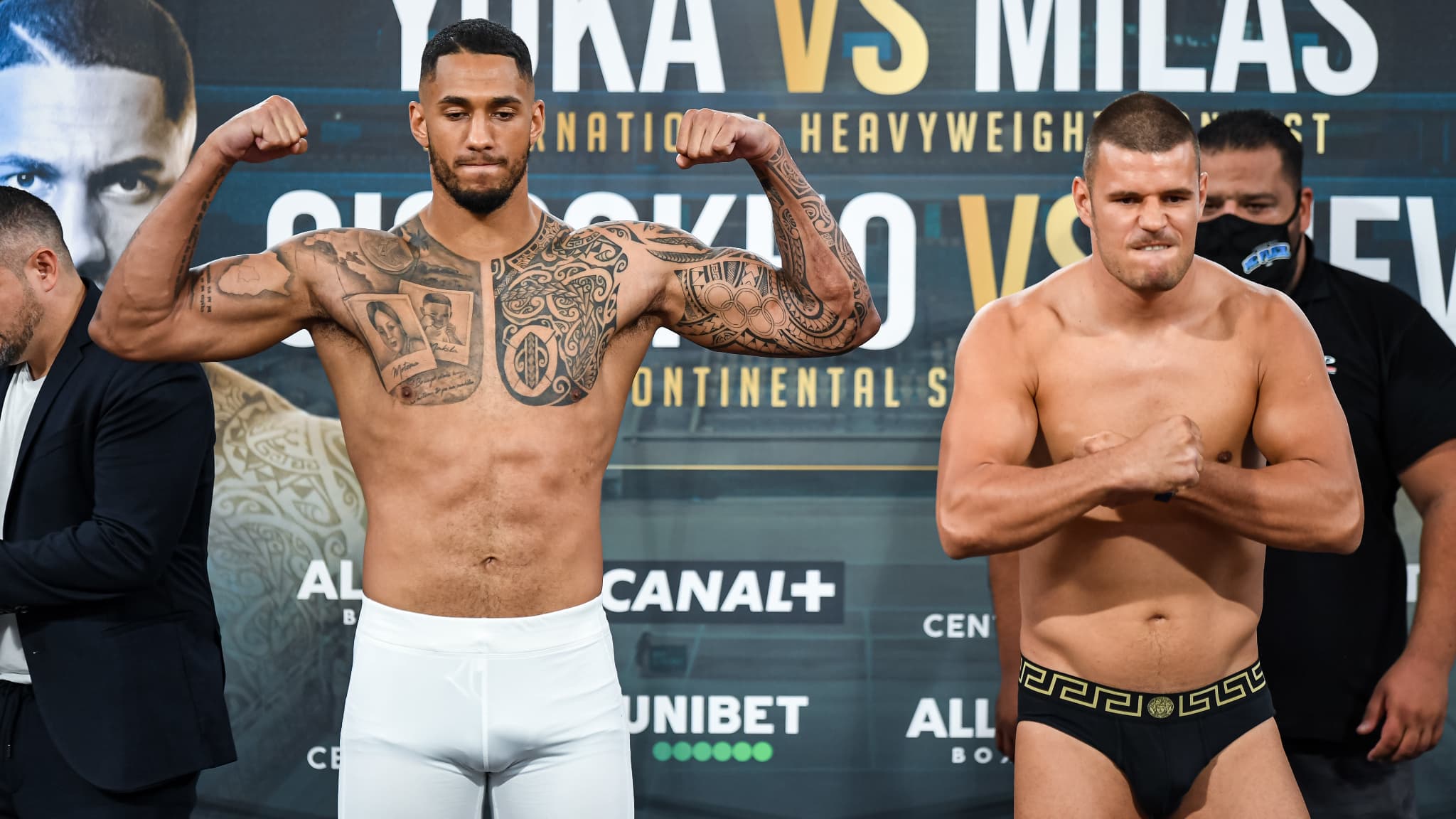 Tony Yoka et Petar Milas Tony Yoka et Petar Milas
