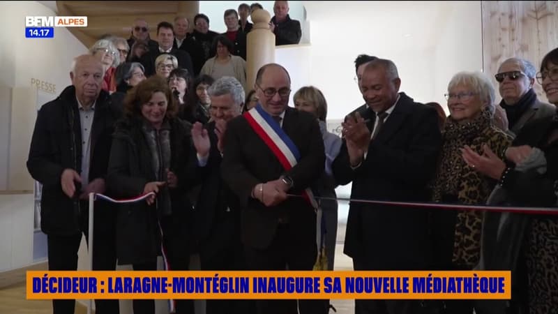 DÉCIDEUR : Laragne-Montéglin inaugure sa nouvelle médiathèque