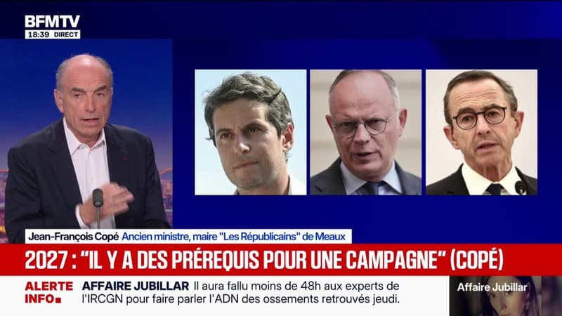 Présidentielle 2027: Jean-François Copé (LR), estime "qu'à l'automne ceux qui seront les moins biens placés" parmi Gabriel Attal, Édouard Philippe et Bruno Retailleau "se retirent"