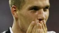 Lukas Podolski a réussi le doublé de l'Allemagne contre la Pologne.