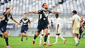 Andy Carroll pour son premier match avec Bordeaux le 21 septembre 2024.