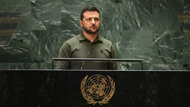 Volodymyr Zelensky à l'Assemblée générale de l'ONU le 19 septembre 2023