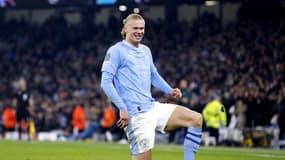 Erling Haaland lors de Manchester City-Young Boys de Berne (3-0, Ligue des champions), le 7 novembre 2023