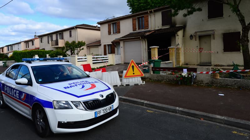 La maison où Chahinez Daoud a été brûlée vive le 4 mai 2021 à Mérignac, près de Bordeaux.