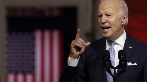 Le président des États-Unis Joe Biden, le 1er septembre 2022 