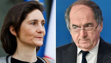 Amelie Oudea-Castera à Paris le 15 février 2023 et Noël Le Graët à Paris le 12 juillet 2016