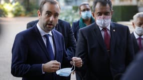 Sébastien Lecornu, ministre des Outre-mer, et Edouard Fritsch. 