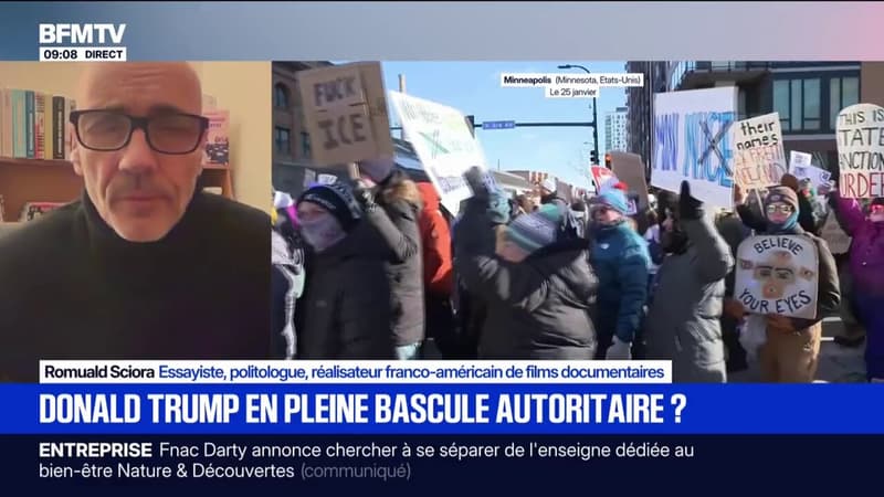 Manifestations à Minneapolis contre l'ICE: Les Américains "s'opposent à la méthode mais pas à la politique anti-immigration de Donald Trump", estime Romuald Sciora, réalisateur franco-américain