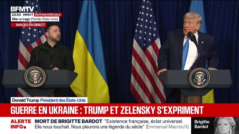 Plan de paix pour l'Ukraine: "95% des progrès ont été atteints", déclare Donald Trump
