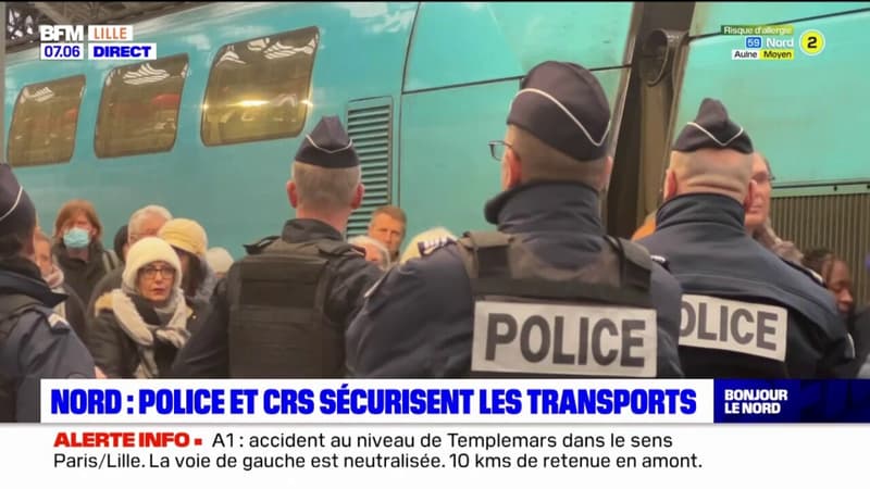 Nord: les policiers sécurisent les transports en commun lillois