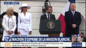 Macron salue "la force séculaire des liens unissant la France et les États-Unis"  