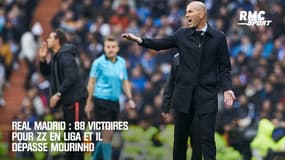 Real Madrid : Avec 88 victoires en Liga, Zidane dépasse Mourinho et intègre le podium