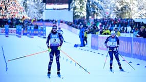 Lisa Vittozzi remporte la poursuite de Ruhpolding, le 14 janvier 2024.