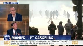 Mobilisation anti-loi Travail: "Les 300 personnes qui étaient à Paris sont des professionnels de violence", Laurent Neumann