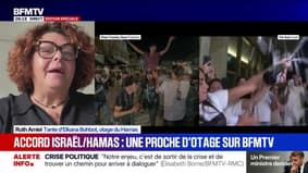 Accord Israël/Hamas: "Je voudrais remercier le gouvernement de l'État d'Israël", affirme Ruth Amiel, tante d'Elkana Bohbot, otage du Hamas