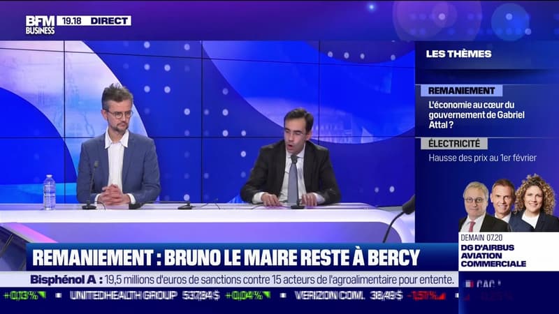 Remaniement : Bruno Le Maire reste à Bercy (2) - 11/01