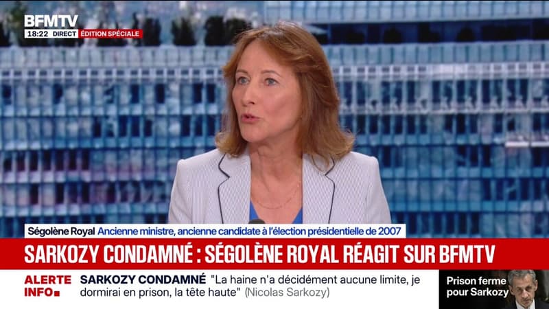 Nicolas Sarkozy: Ségolène Royal évoque un jugement "sévère" et ne se "réjouit pas" de la condamnation de l'ancien chef de l'État
