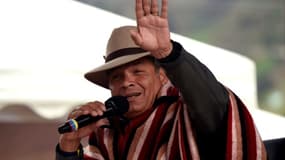 L'Equateur doit désigner le successeur du président Rafael Correa, ici le 11 mars 2017 à Zumbagua