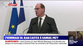 Samuel Paty: Jean Castex rend hommage à "un serviteur de la République"