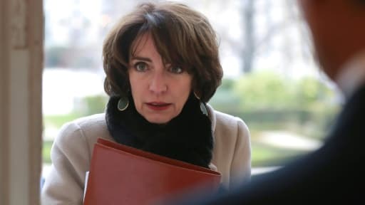 Marisol Touraine à son arrivée à l'Assemblée Nationale le 25 janvier 2017 à Paris